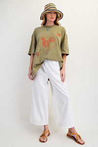 Mineral Washed Denim  (White)