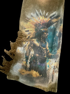Warrior Rise Up Fringed Corduroy Pants