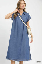 Living in Denim Midi Dress (Dk Denim)