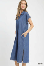 Living in Denim Midi Dress (Dk Denim)