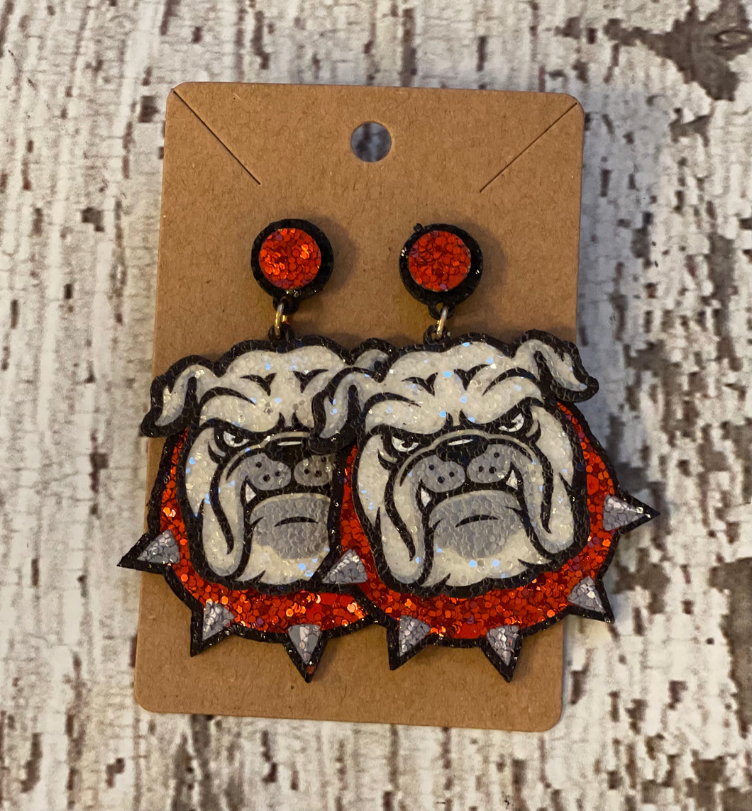 Bulldogs Team Earrings