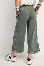Mineral Washed Denim  (Olive)