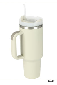 40 OZ Stainless Steel Quencher Tumbler (Bone)