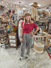 Tattered & Distressed Top (Cranberry)