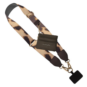 Clip & Go Strap w/Zippered Pouch (Cow HIde)