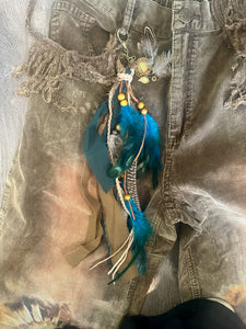 Warrior Rise Up Fringed Corduroy Pants