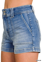Utility Pocket Denim Shorts (Medium)
