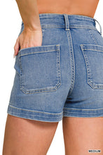 Utility Pocket Denim Shorts (Medium)