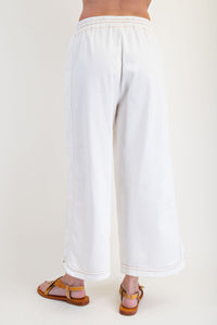 Mineral Washed Denim  (White)