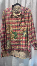 A Rare Bird Reversable Owl Plaid Top