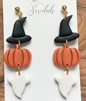 Halloween Dangles Trio Earrings