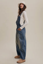 Vintage Drift Barrel Jean Denim Overalls