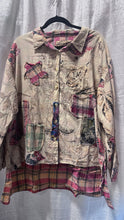 A Rare Bird Reversable Owl Plaid Top