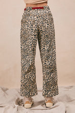 "Marfa Wilds" Braided Waist Leopard Pants
