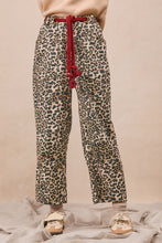 "Marfa Wilds" Braided Waist Leopard Pants