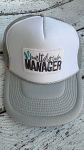 Meltdown Manager Otto Trucker Cap (Grey)