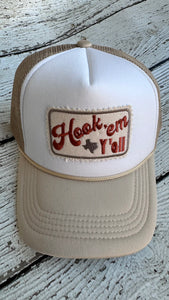 Hook 'em Y'all Otto Trucker Cap (Beige)