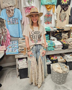 This is God's Country Tattered and Bling Shirt