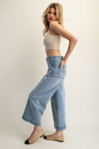 The Dakota Straight Leg Denim Jeans (Light Denim)