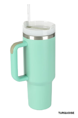 40 OZ Stainless Steel Quencher Tumbler (Turquoise)