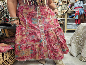 Vintage Bandanna Duster Dress