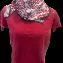 Tattered & Distressed Top (Cranberry)