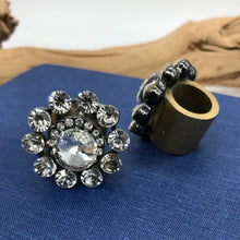 Rare Bird Crystal Button Slide