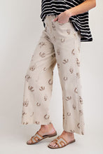 Western Printed Washed Twill Pants