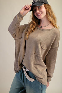 The Pacific Knit Sweater (Olive Grey)