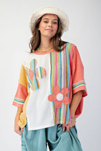 Daisy Haven Color Mix Tunic (Yellow White)