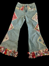 Vintage Hanky Patchwork Jeans