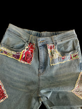 Vintage Hanky Patchwork Jeans