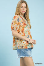 Honey Meadow Floral Blouse (Honey Mix)