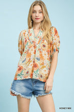 Honey Meadow Floral Blouse (Honey Mix)
