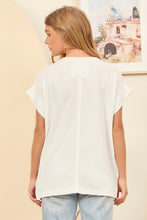The Emmy Classic Dolman Sleeve Neck Top (Ivory)