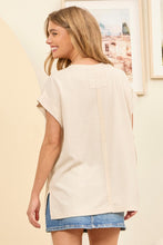The Emmy Classic Dolman Sleeve Neck Top (Oatmeal)