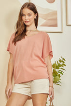 Effortless Chic Dolman Top (Apricot)