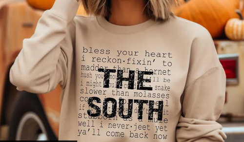The South Graphic Tee (Beige)