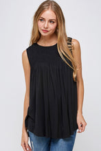 Sydney Smocked Top (Black)