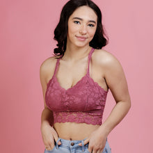 Juliette Elegance: The Ultimate Luxury Lace Bralette (Tea Rose)