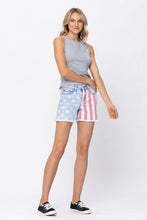 Judy Blue 'Merica American Flag Mid Jean Shorts
