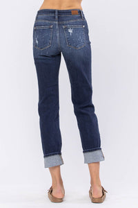 Love Bleach Splash Destroyed Boyfriend Jeans