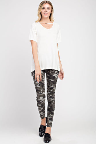 Camo Moto Jeggings Skinny Pants