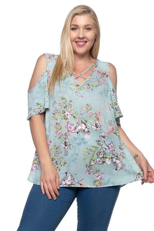 Jules Cold Shoulder Top