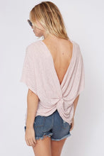 Twisted Open Back Top
