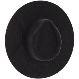 Grosgrain Bow Trim Wool Felt Panama Hat