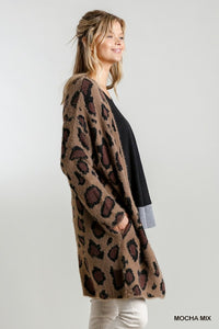 Long Sleeve Leopard Cardigan