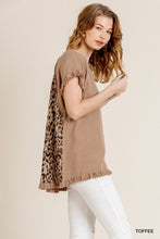 Andrea Leopard Back Top (Toffee)