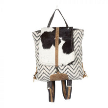 Frost Cowhide and Canvas Backpack